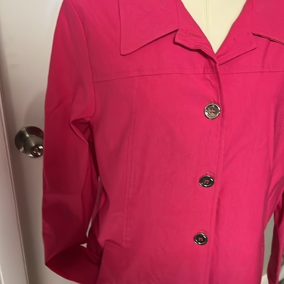 Size 14 women’s business blazer nwt hot pink by modes - Picture 4 of 8